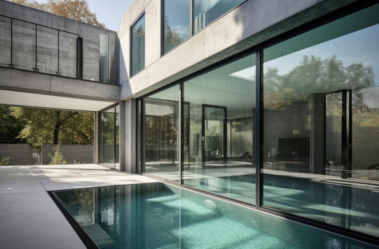 design house modern villa with open plan living private bedroom wing large terrace with privacy 1258 169755